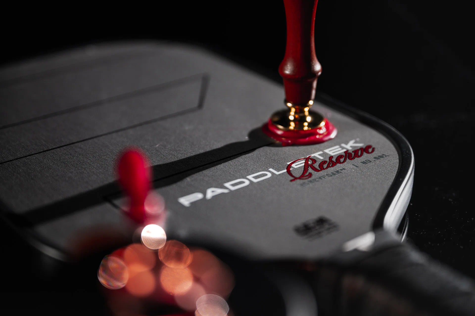 Paddle being stamped